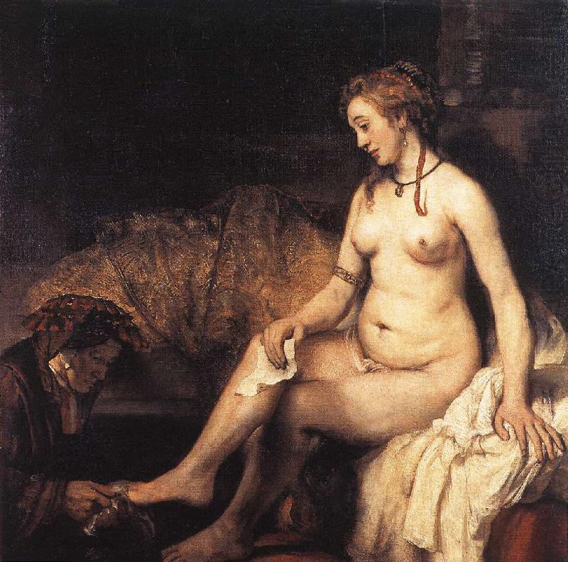Bathsheba at Her Bath f, REMBRANDT Harmenszoon van Rijn